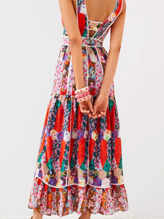 Anthropologie Dresses & Skirts - Anthropologie Square Neck Maxi Dress NWT
